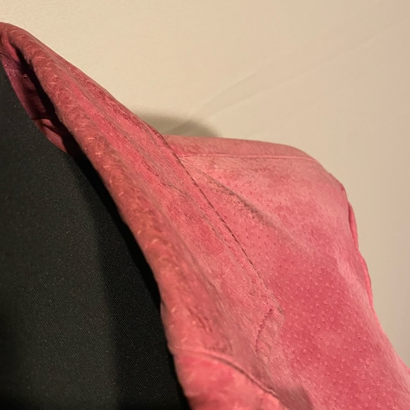 HYPO ACTIVE PINK LEATHER JACKET. - Picture 8 of 9